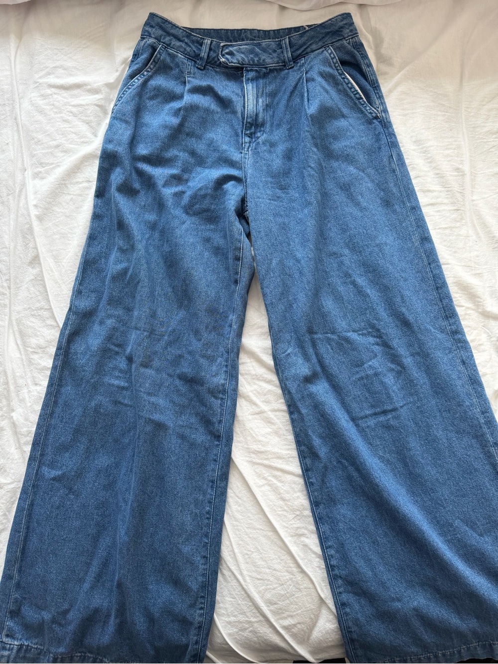 Zara Women's Bootcut Jeans in Denim Blue